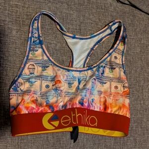 Ethika Multicolor Graphic Sports Bra